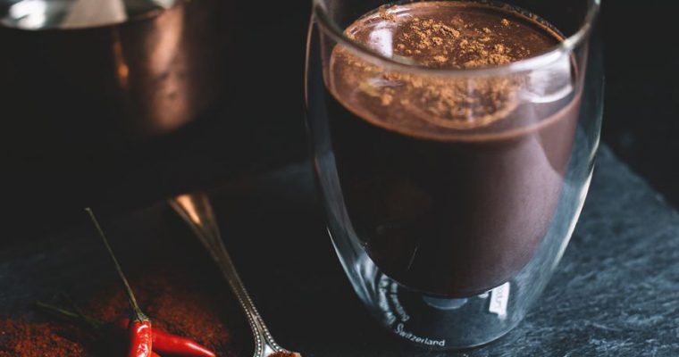 Meksikietiškas, aštrus karštas šokoladas