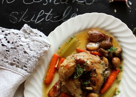 Vištiena su 40 skiltelių česnako