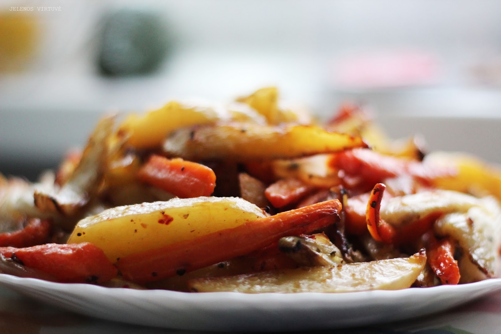 
Orkaitėje keptos daržovės
