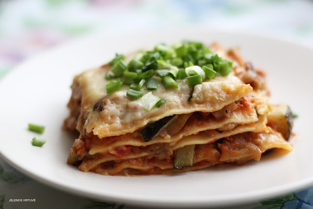 
Lazanija su daržovėmis
