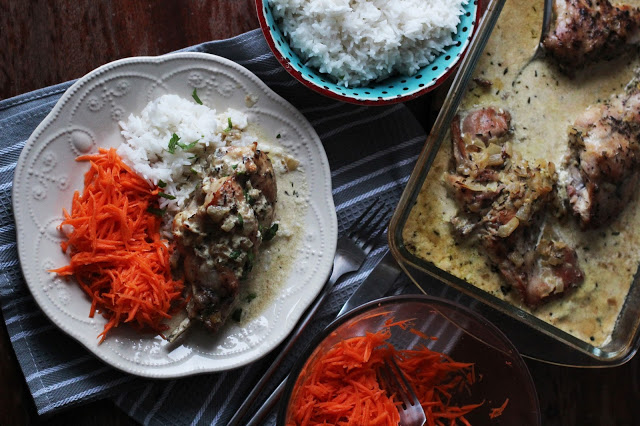 
Triušiena garstyčių padaže
