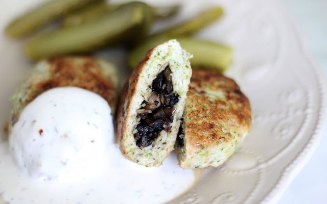 Vištienos ir brokolių zrazai su grybais