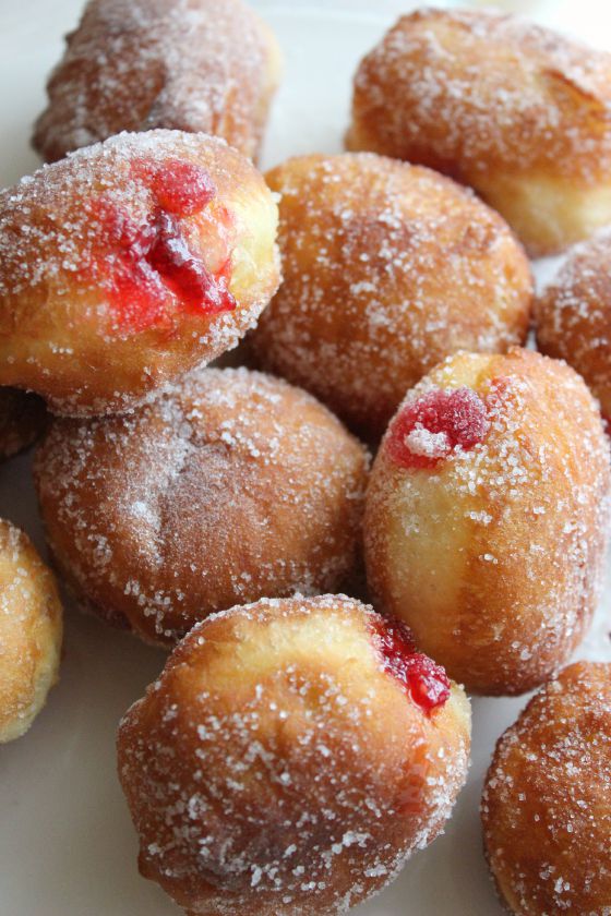 Mielinės spurgos su džemu