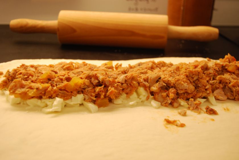 Vištienos štrombolis