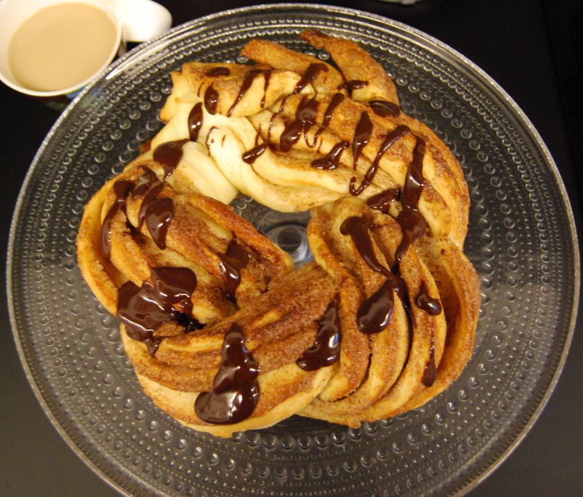 Cinamoninė estiška pynė