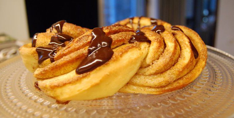 Cinamoninė estiška pynė