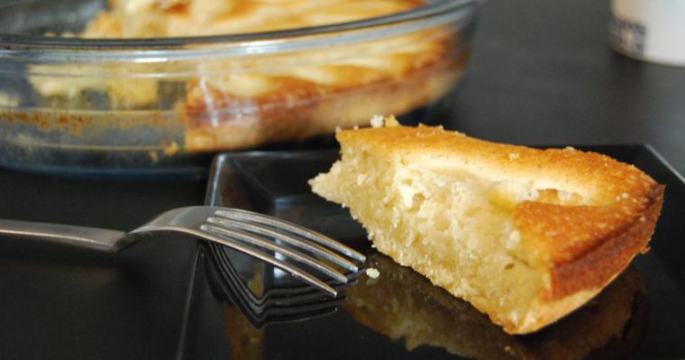 Migdolinis pyragas su kriaušėmis