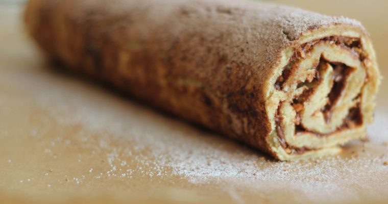 Vyniotinis su Nutella ir&nbsp;riešutais