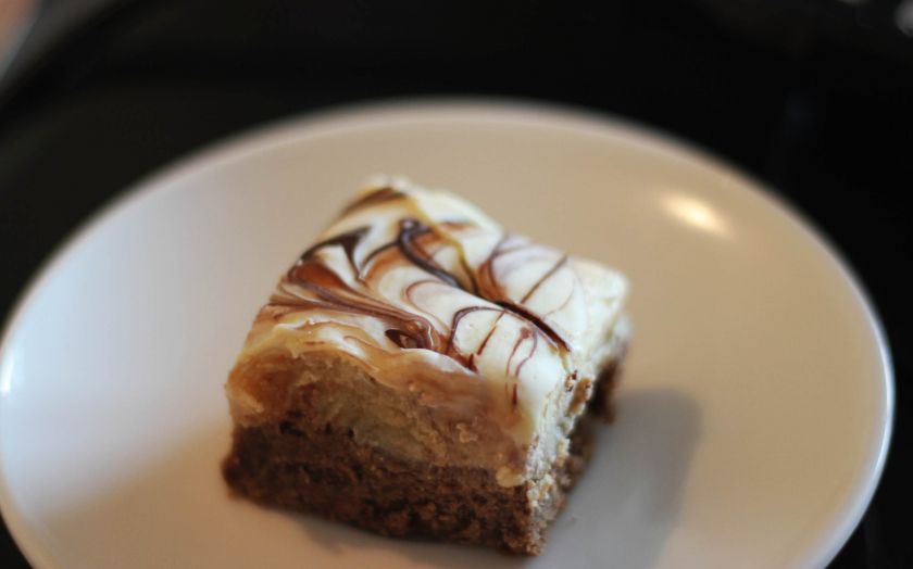 Irisinis trapios tešlos pyragas