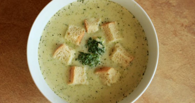 Brokolių ir sūrio sriuba