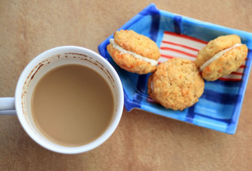 Morkų sausainiai su&nbsp;pertepimu