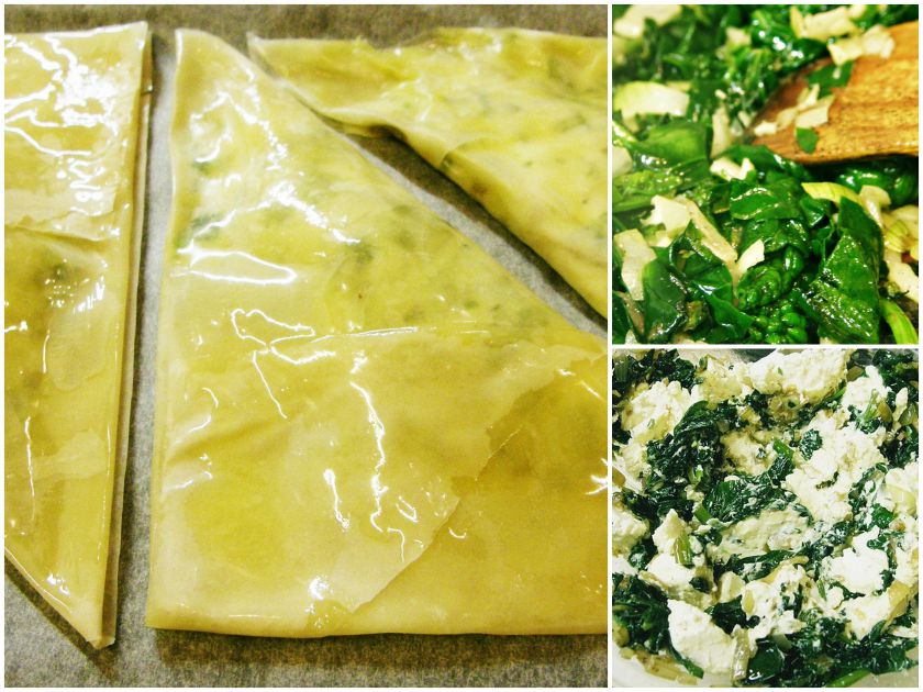Spanakopita – graikiškas špinatų pyragas