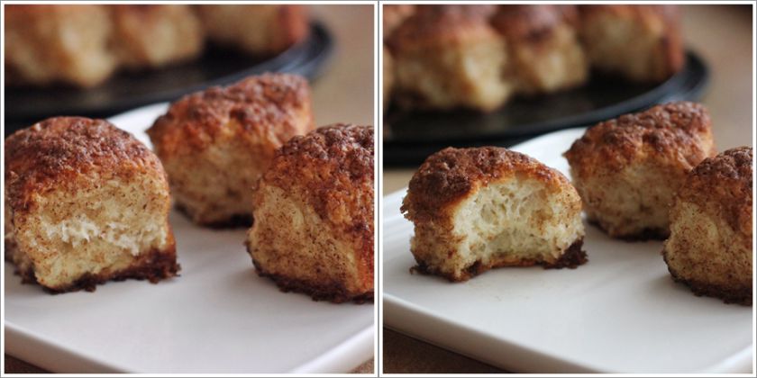 Bandelės su cinamonu