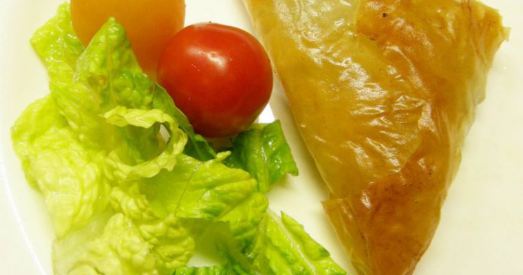 Spanakopita – graikiškas špinatų pyragas