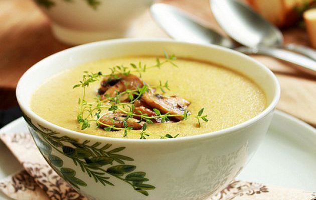 Trinta grybų sriuba su Brie sūriu