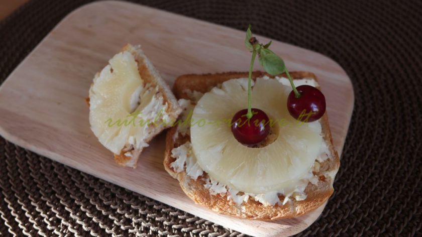 Idėja pusryčiams – desertinis sumuštinis