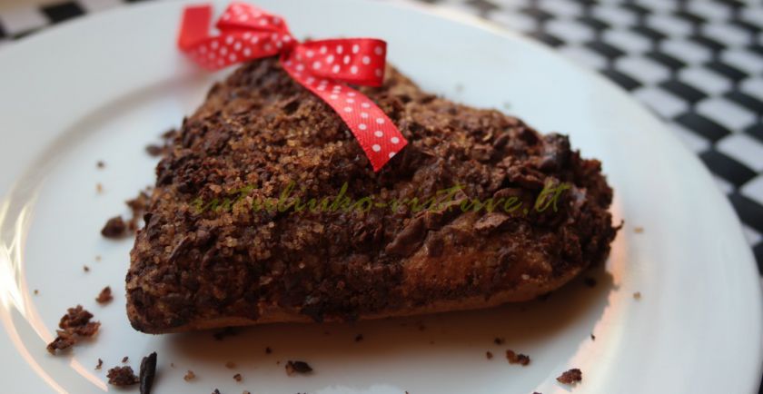 Bananinis pyragas su šokolado/cinamono trupiniais