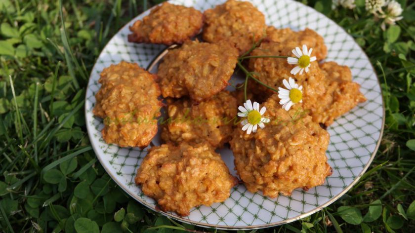 Avižiniai sausainiai su morkomis