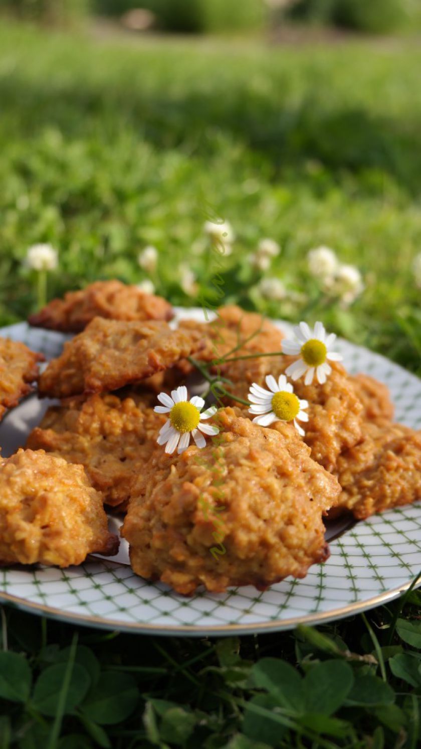 Avižiniai sausainiai su morkomis