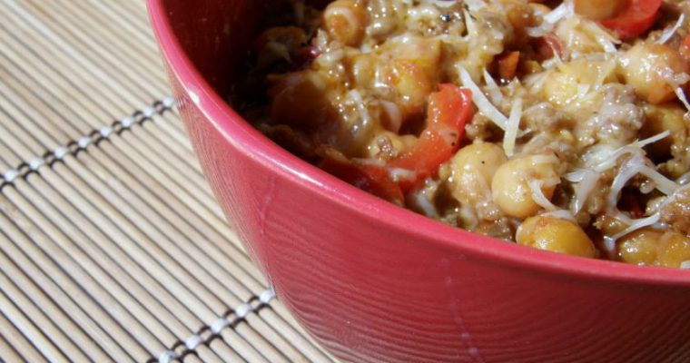 Čili troškinys su avinžirniais