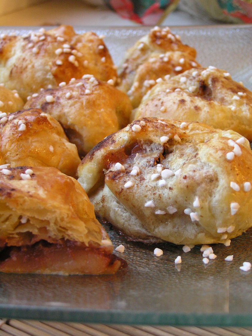 Bandelės su obuoliais