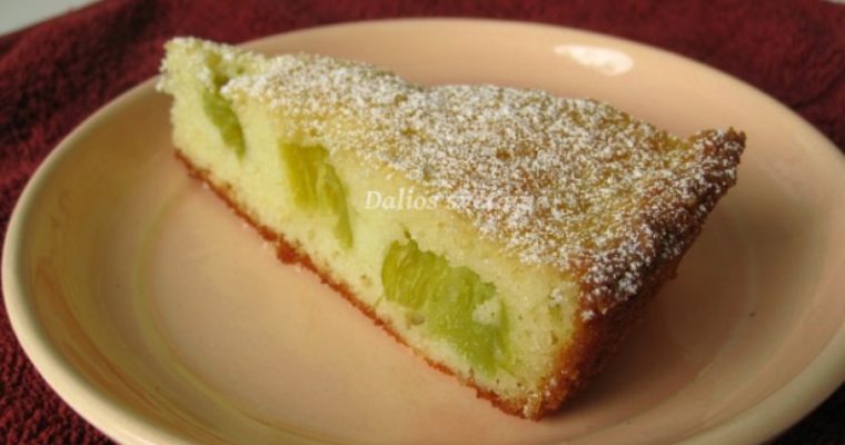 Norvegiškas rabarbarų pyragas