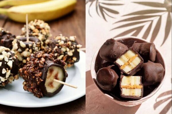 Skanu, pigu ir sveika – namuose pasigaminkite šokoladinių bananų batonėlių